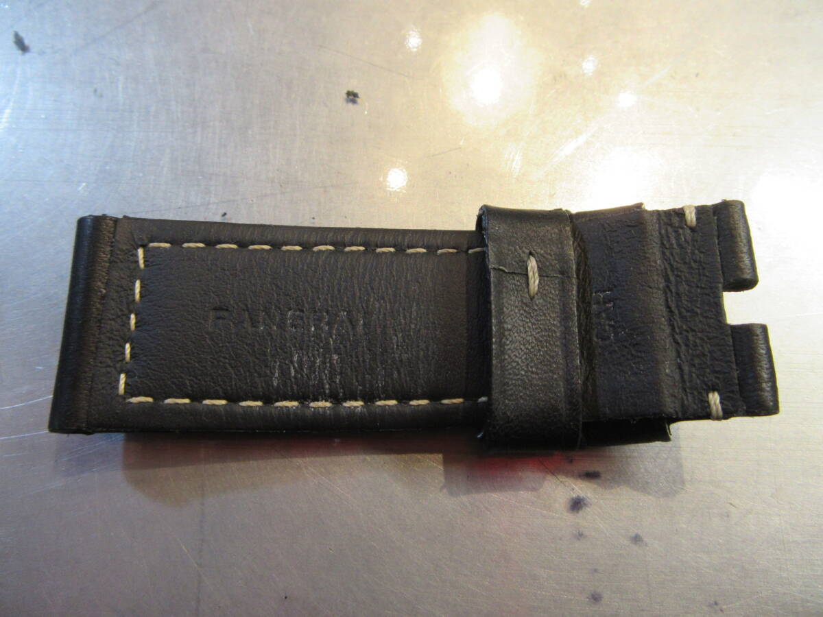 PANERAI パネライ 革ベルト 24-22mm カーフ黒 純正品の画像3