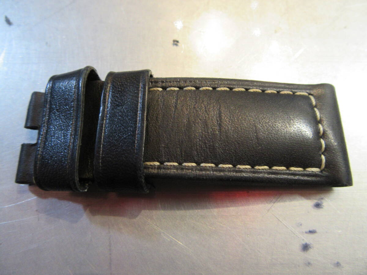 PANERAI パネライ 革ベルト 24-22mm カーフ黒 純正品の画像6