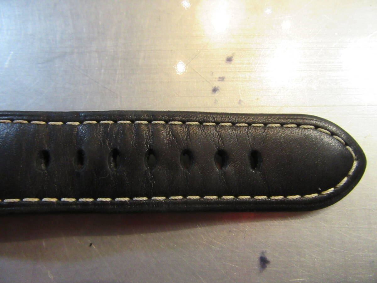 PANERAI パネライ 革ベルト 24-22mm カーフ黒 純正品の画像7