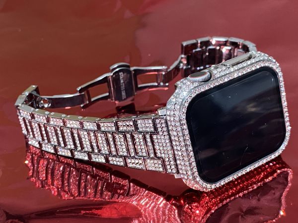 アップルウォッチバンド ステンレスベルト Apple Watch キラキラ アップルウォッチバンド ステンレスベルト Apple Watch キラキラ