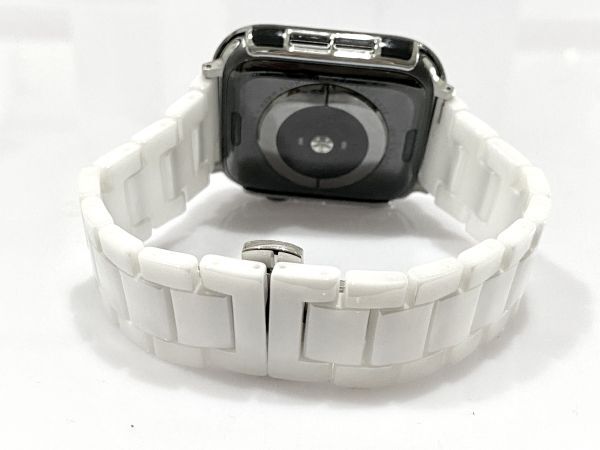 Apple watch band ceramic belt Apple Watch ceramic white men's lady's 002