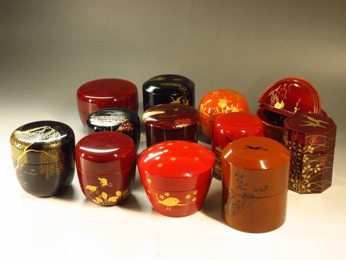 [.][. spring ] structure ..... 10 two month tea utensils also box tea utensils .. 10 two months together lacquer ware lacquer genuine article guarantee [HY1452]