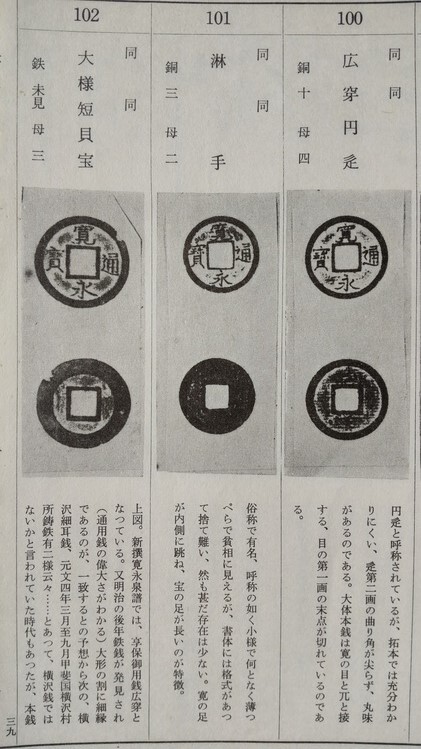 4121. ≪古銭本.銭譜≫ 万国貨幣研究会 【新寛永銭手引】 寛永通宝 和綴じ本 穴銭コイン拓本教科書細分類 