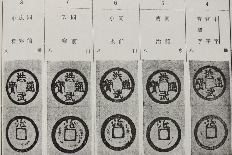 4112. ≪古銭本・分類資料≫ 【(大隅国加治木村所鋳)・洪武及大中銭泉譜】 名古屋古銭会 本邦鐚銭 渡来銭 寛永通宝 加治木洪武_画像6