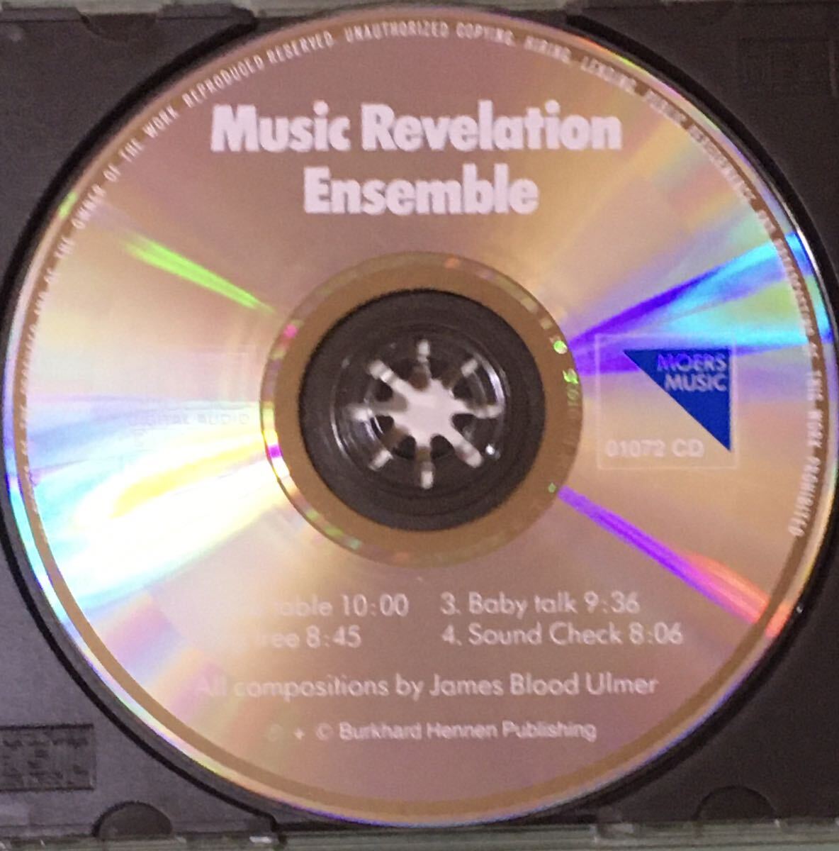 西独盤/Music Revelation Ensemble/ No Wave/James Blood Ulmer/David Murray/Moers Music/ウルマーCDの画像3