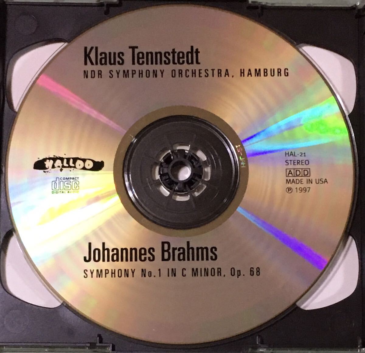 HALLOO/テンシュテット/ハンブルク北ドイツ放送交響楽団/ブラームス:交響曲第1番，ブルックナー:交響曲第8番/2CDの画像3