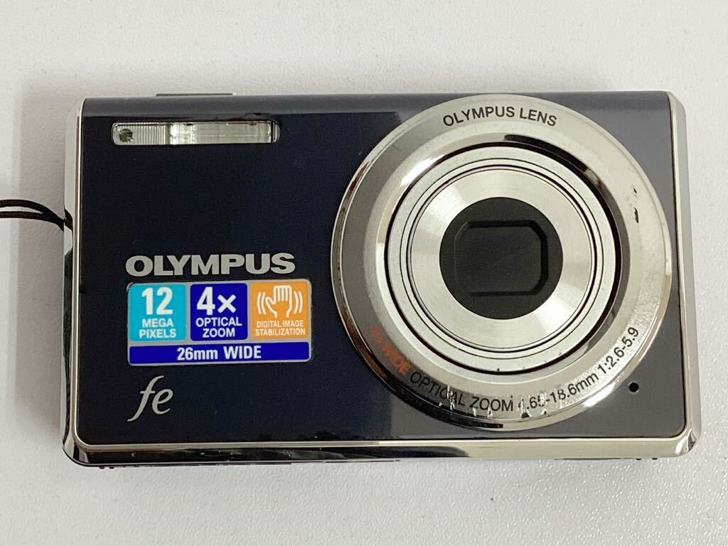 OLYMPUS fe   コンパクトデジタルカメラ ＺＯＯＭ4.65‐18.6mm 26mm WIDE 4倍広角光学ズーム シャッターOK ♯18605の画像2