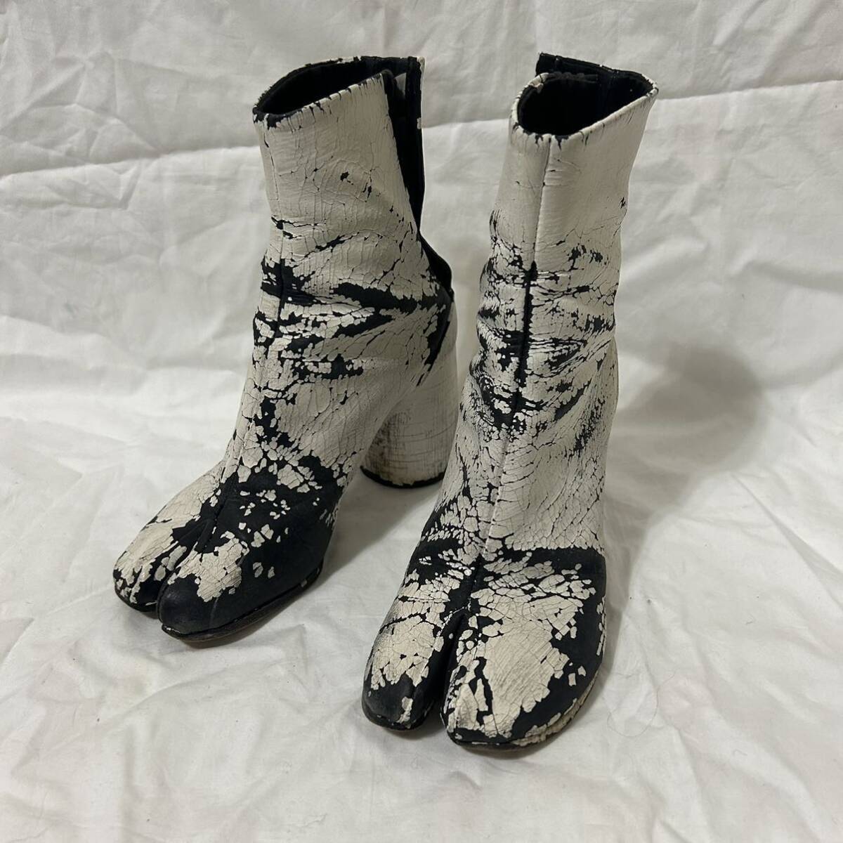 Maison Martin Margiela メゾン マルタン マルジェラ 初期 ペンキ 足袋ブーツ アーティザナル 36 レディース vintage tabi boots artisanalの画像1