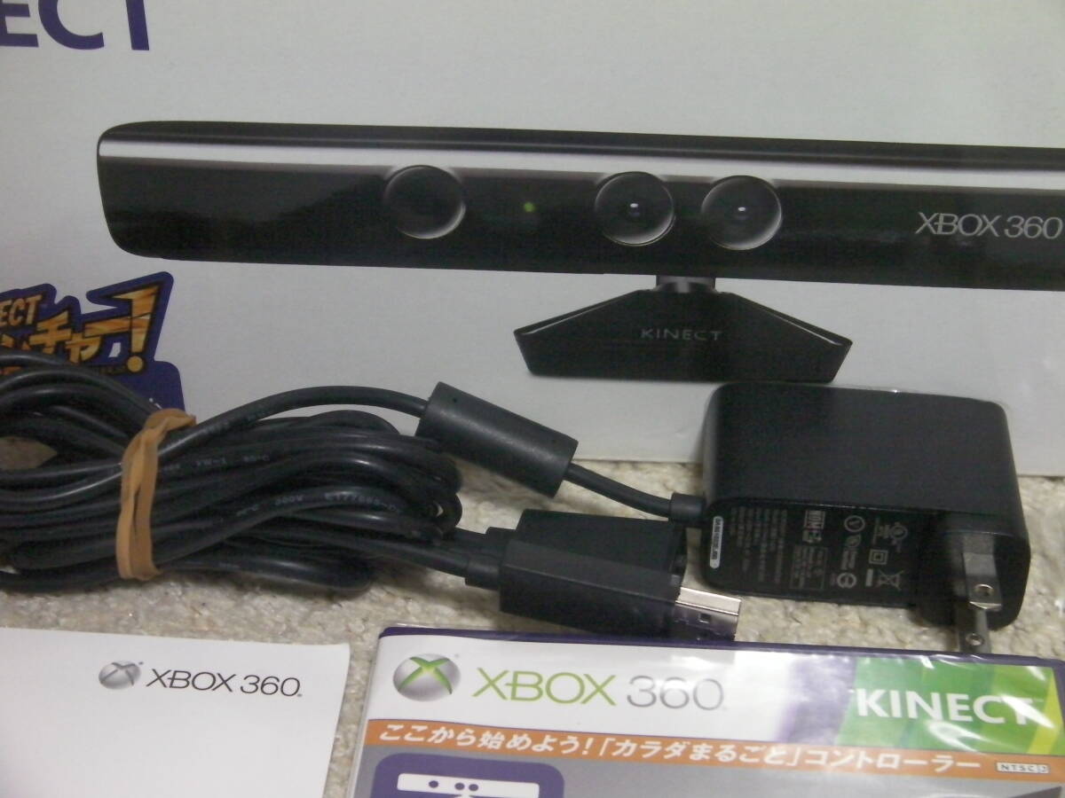 ■■ 即決!! Xbox360 キネクトセンサー（箱説・ソフト付き）／Kinect Sensor■■_画像6