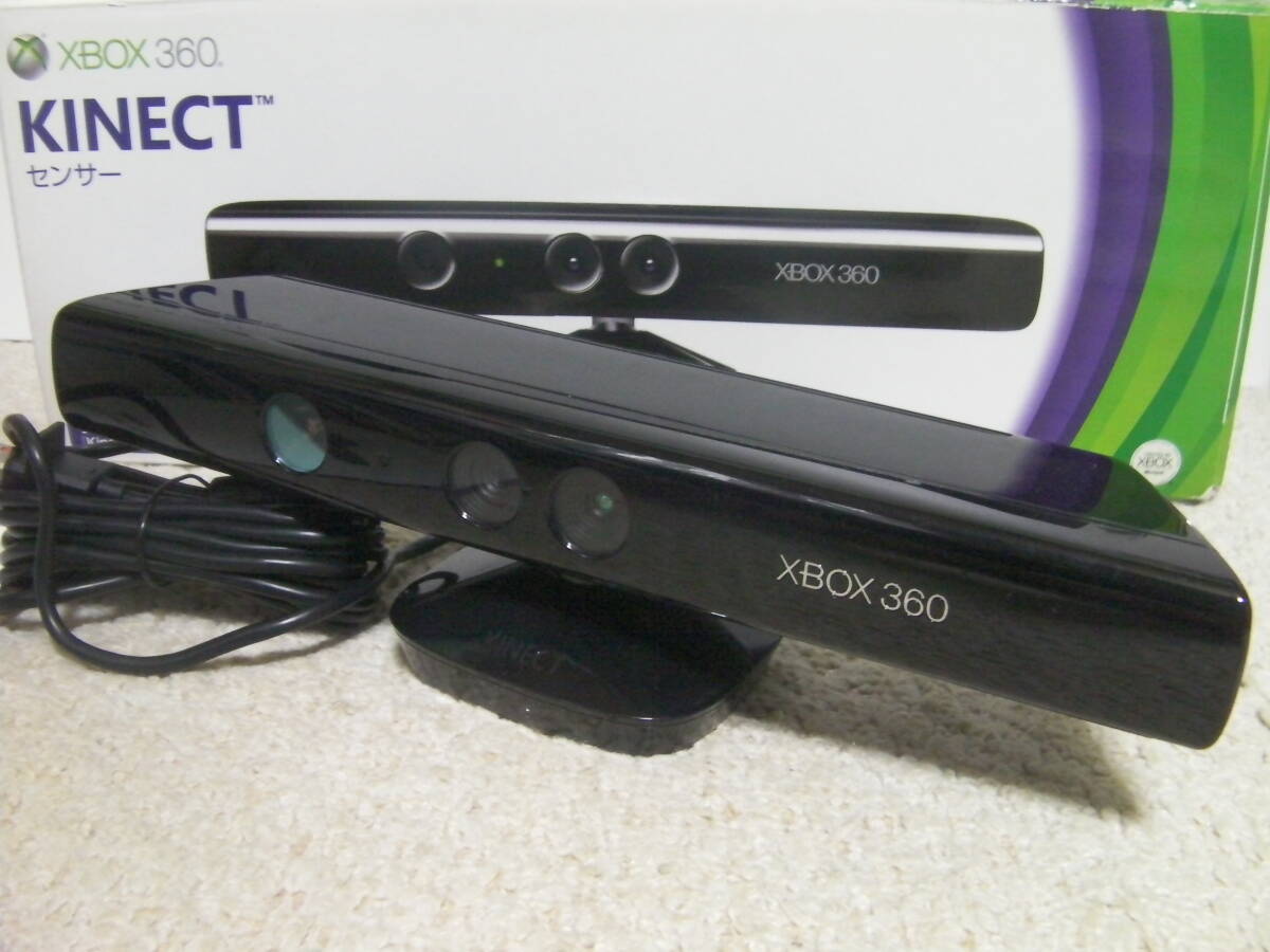 ■■ 即決!! Xbox360 キネクトセンサー（箱説・ソフト付き）／Kinect Sensor■■_画像2