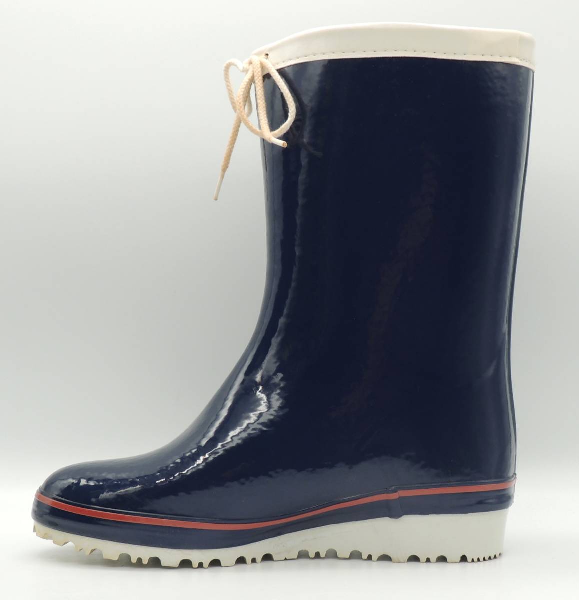 .....mitsu horse protection against cold . slide boa reverse side made in Japan lady's woman boots rain boots boots belie-ru20B navy 23.0cm①
