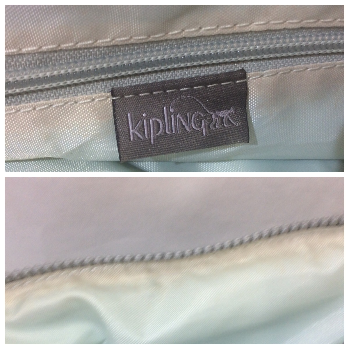  не использовался *kipling Kipling нейлон сумка на плечо пепел серый 