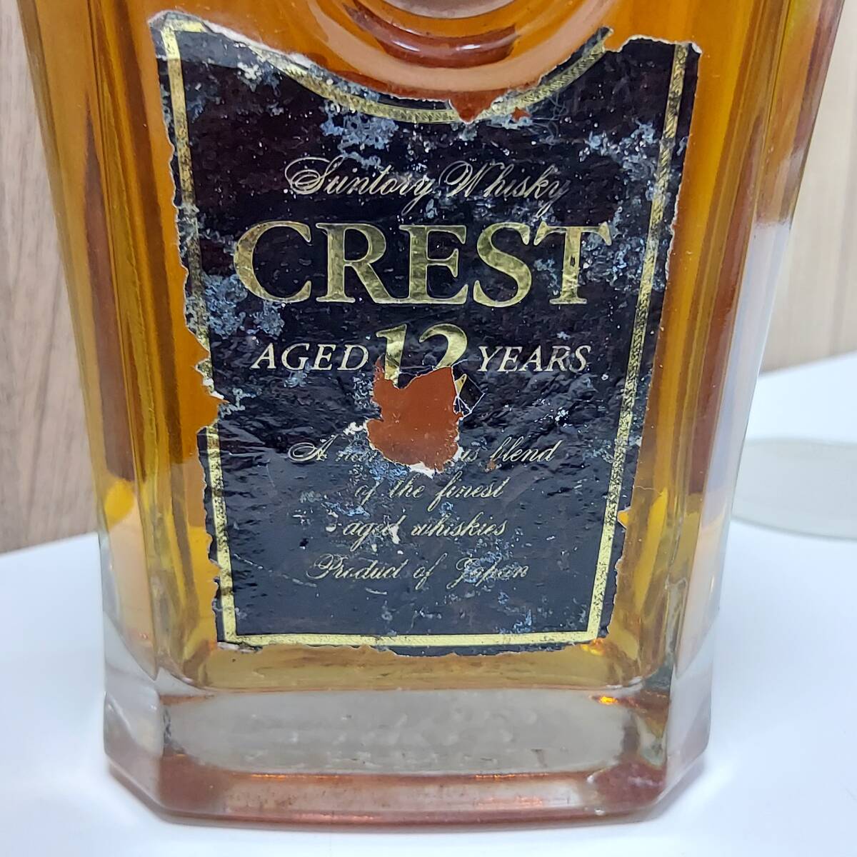 SUNTORY WHISKY CREST サントリー ウイスキー クレスト 12年　700ml 43% 未開封 自宅保管品 古酒 洋酒 ◆21619_画像2