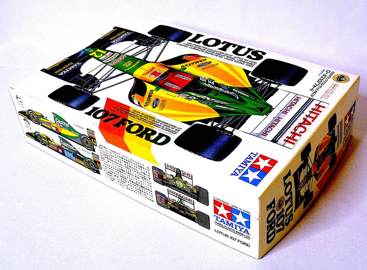 TAMIYA タミヤ 1/20 ロータス 107 フォード フルディスプレイキット プラモデル 未使用 未組立の画像4