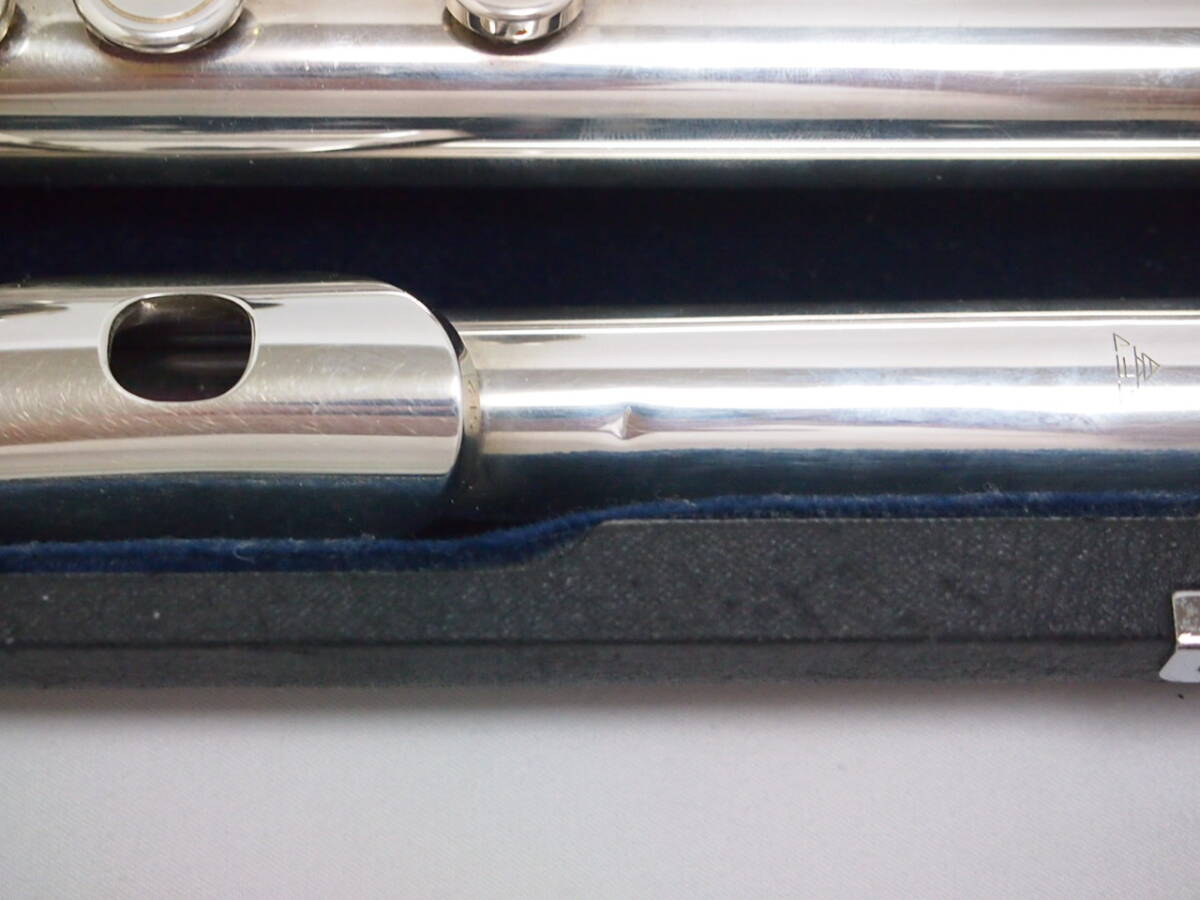 実用品 管体銀製 SANKYO Flute Silver Sonic PA リングキィ C足部管 サンキョーの画像2