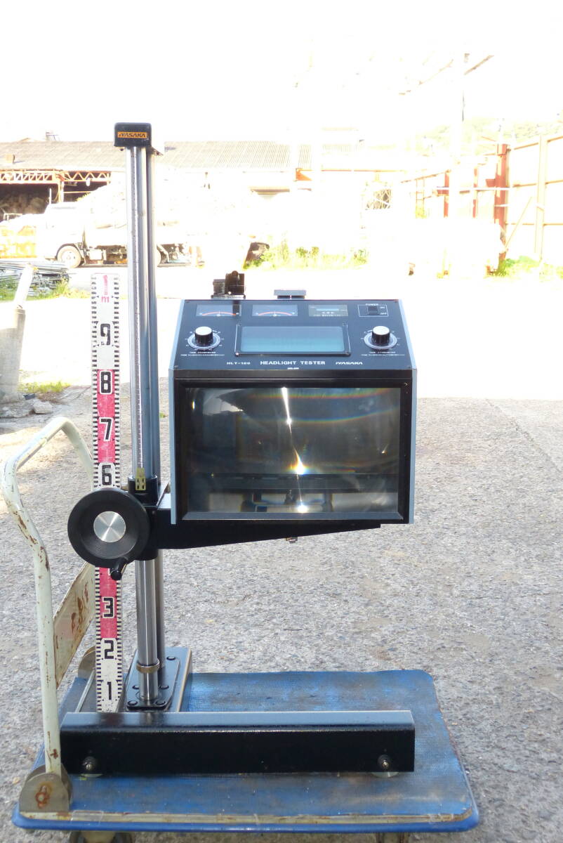 *iyasaka head light tester HLT-100 headlights examination machine screen automobile maintenance vehicle inspection "shaken" *