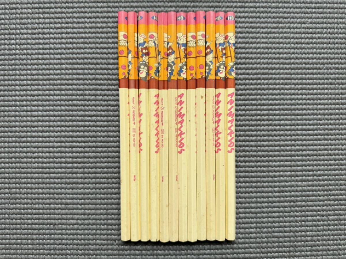 ９ 倉庫片付け品 新品長期在庫品 当時物 トンボ鉛筆 ＥＧＧ ＳＥＲＶＡＮＴ／ＡＮＩＭＡＬＫＩＤＳ １２ダース ＨＢ レトロの画像3