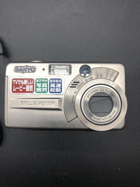 SANYO サンヨー 三洋 DSC-MZ3 コンパクトデジタルカメラ 純正バッテリー付属の画像1