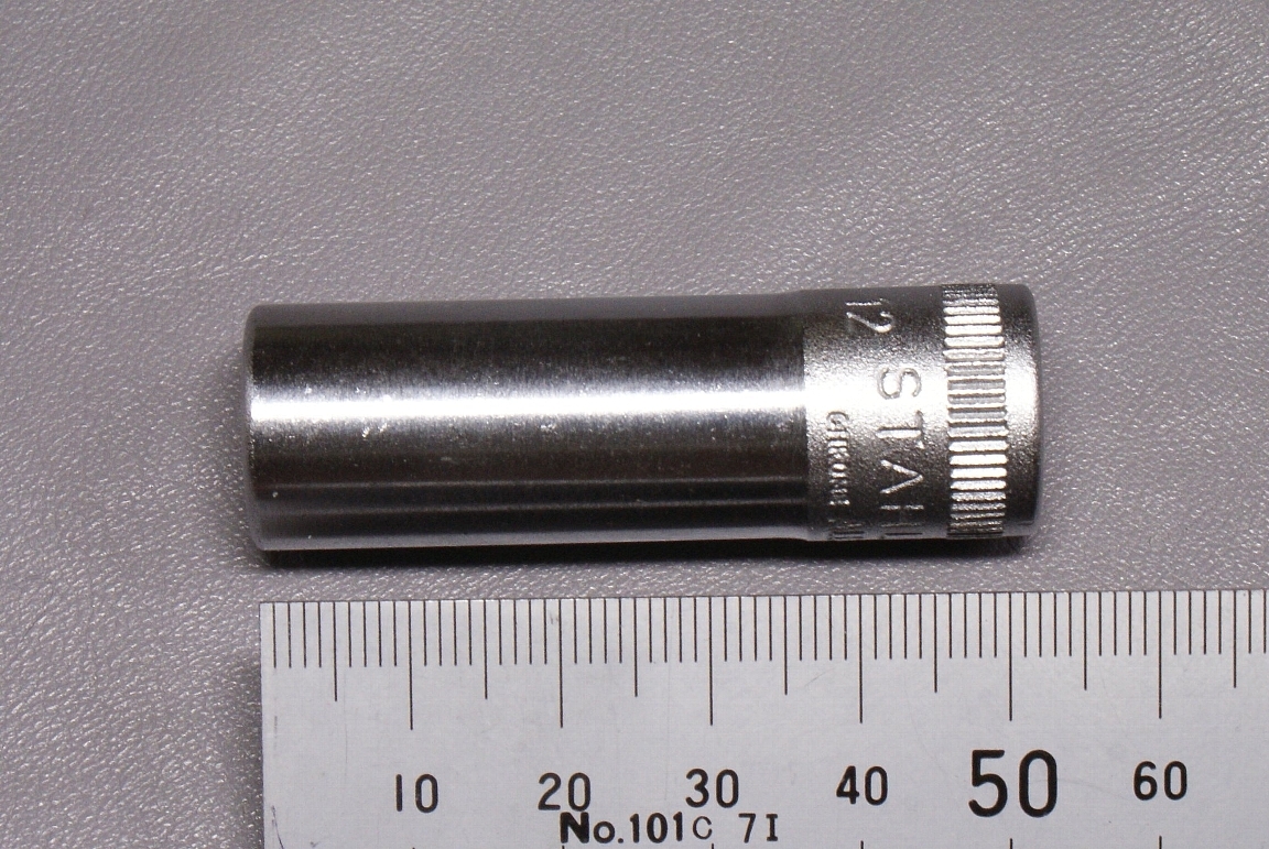 STAHLWILLE　スタビレー　３/８sq　ディープソケット　１２ｍｍ　６角_画像1