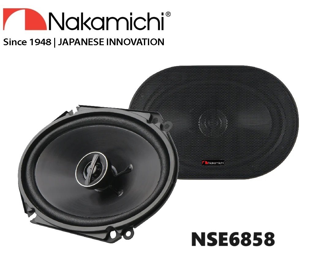 #USA Audio# Nakamichi Nakamichi NSE series NSE6858. round shape 15.2x20.3cm(6x8 -inch )Max.350W*2 Way speaker * with guarantee * tax included 