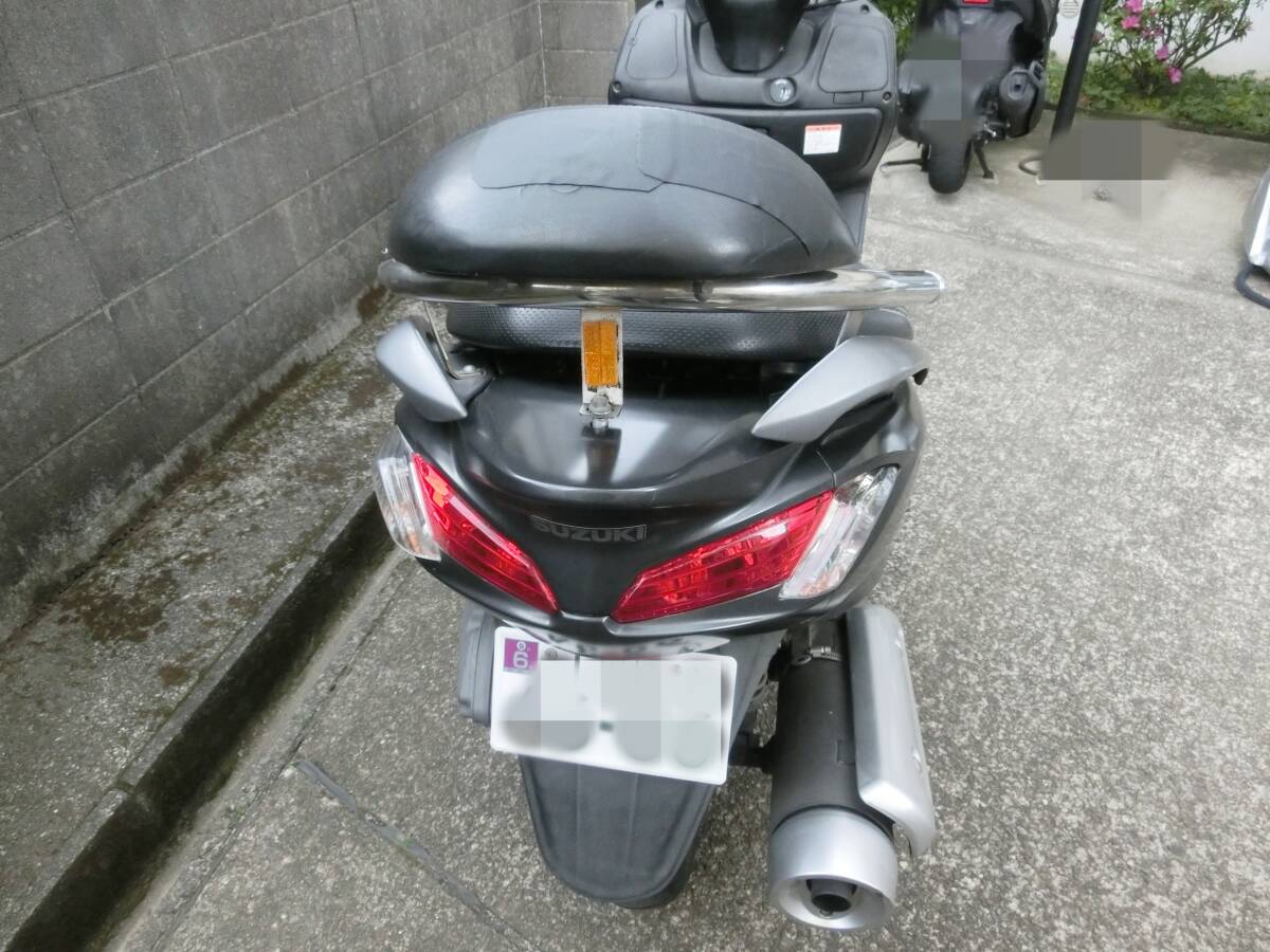 個人出品 バーグマン200 JBK-CH41A 適合前 過走行 58300km 実動車 ナンバー付 神奈川県発の画像4