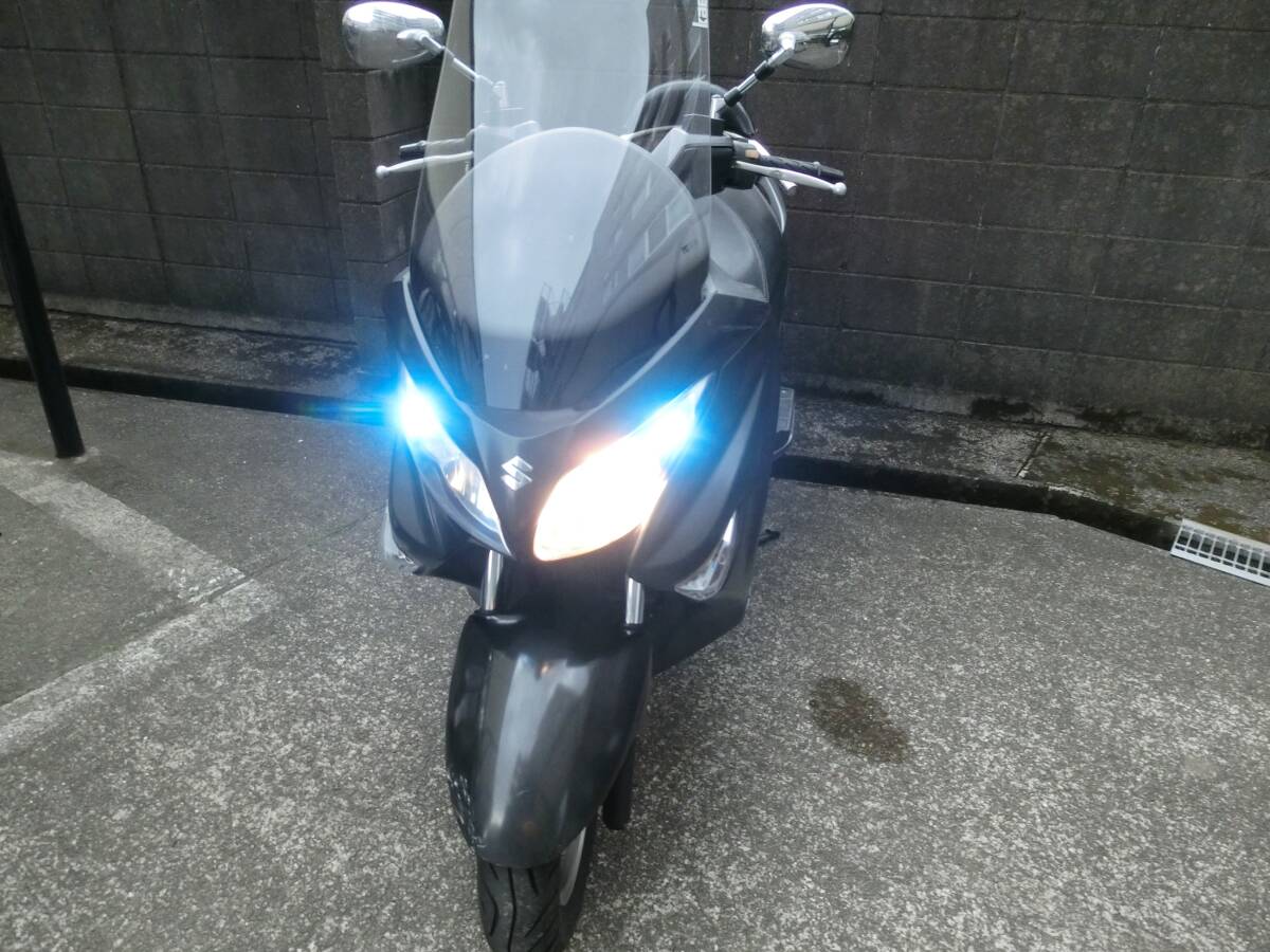 個人出品 バーグマン200 JBK-CH41A 適合前 過走行 58300km 実動車 ナンバー付 神奈川県発_画像3