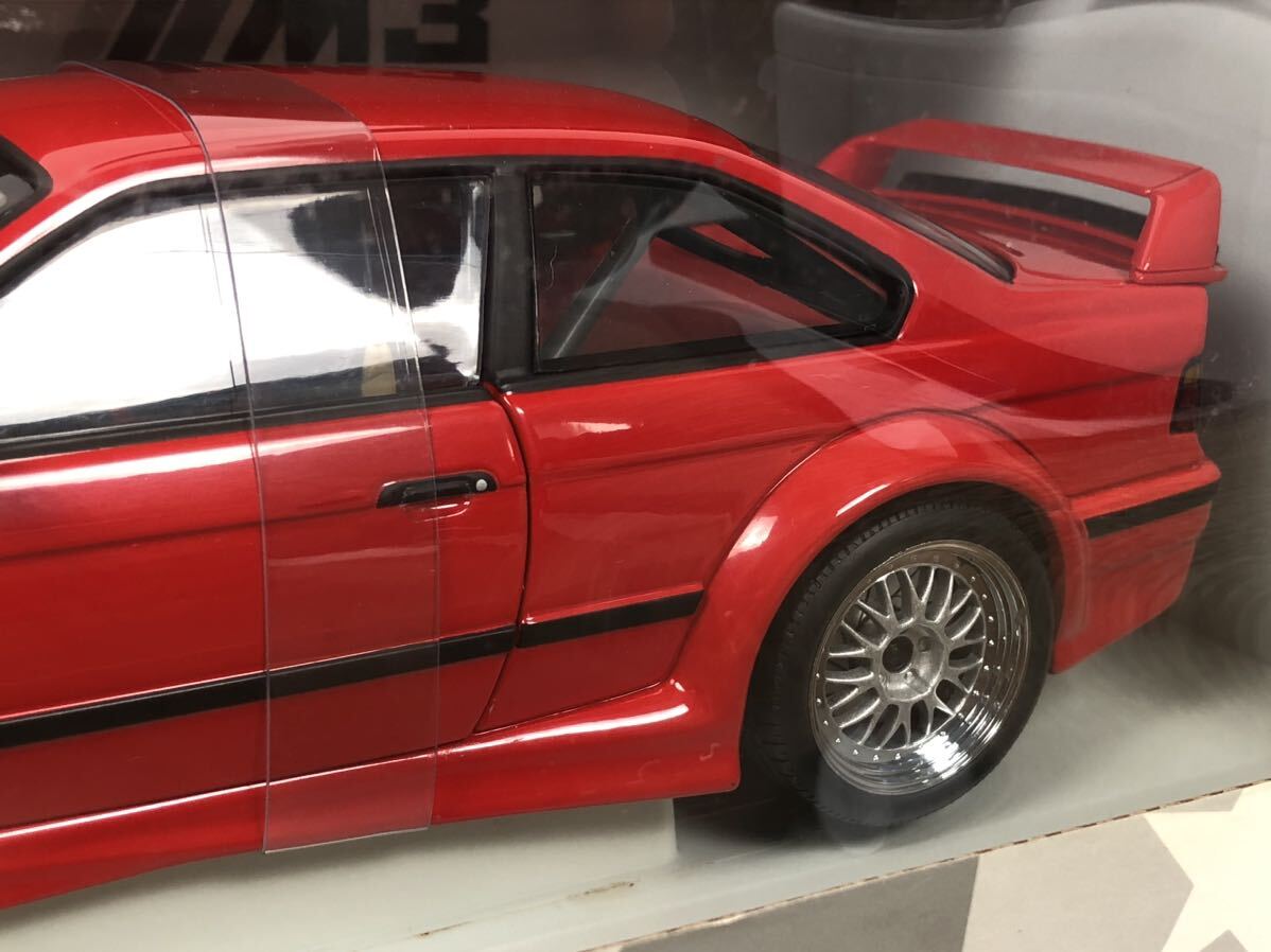 UTモデル 1/18 BMW E36 M3 GTR （レッド）模型 ミニカー UT MODELSの画像3