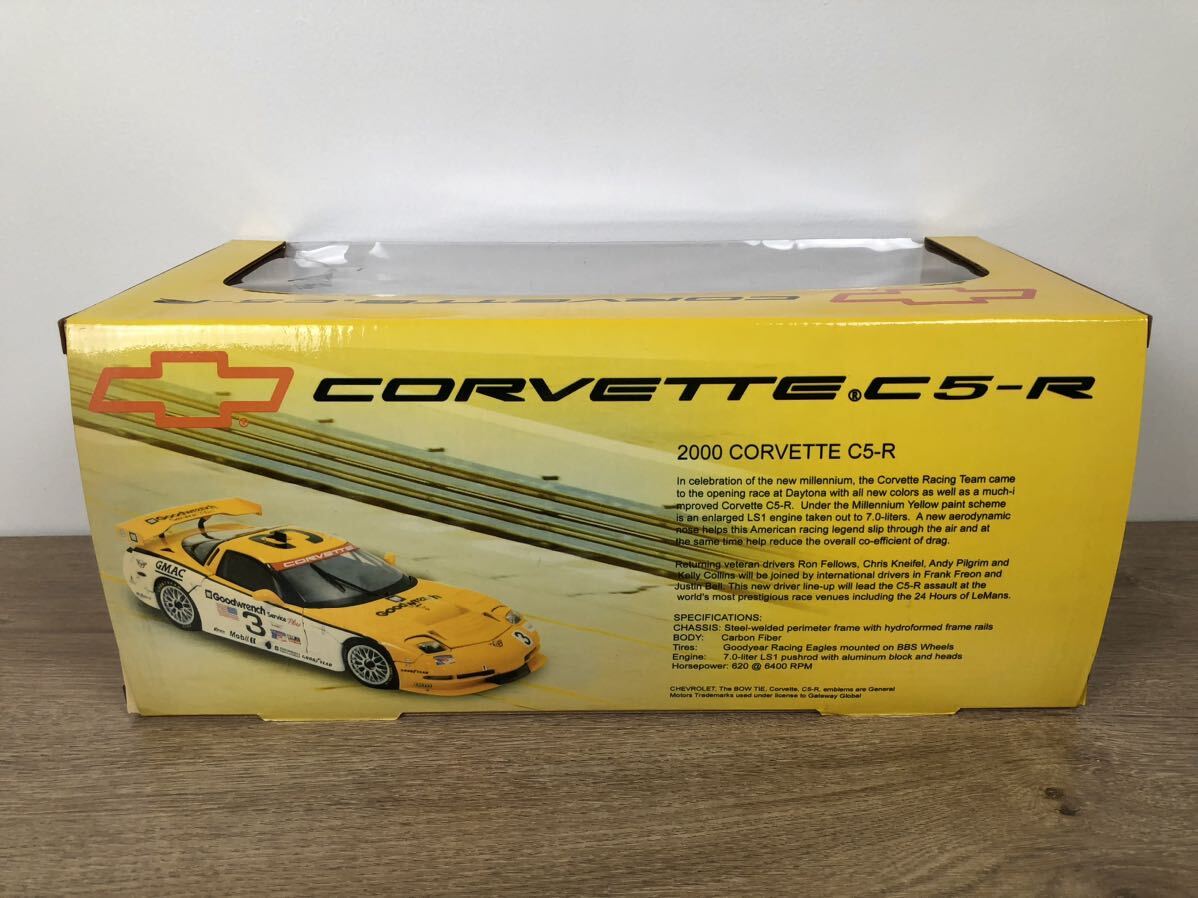 オートアート 1/18 シボレー コルベット C5-R ALMS'2000 #3 模型 ミニカー AUTO art CORVETTE 箱破損 【80005】の画像9