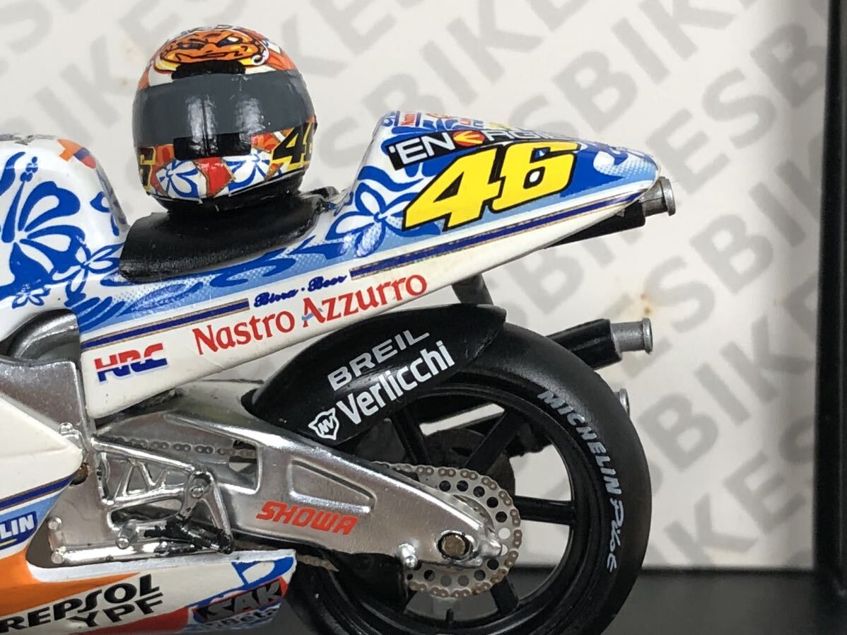 ixo 1/24 HONDA NSR500 バレンティーノ・ロッシ #46 イタリアGP2001 V.Rossi ミニカー バイクの画像4