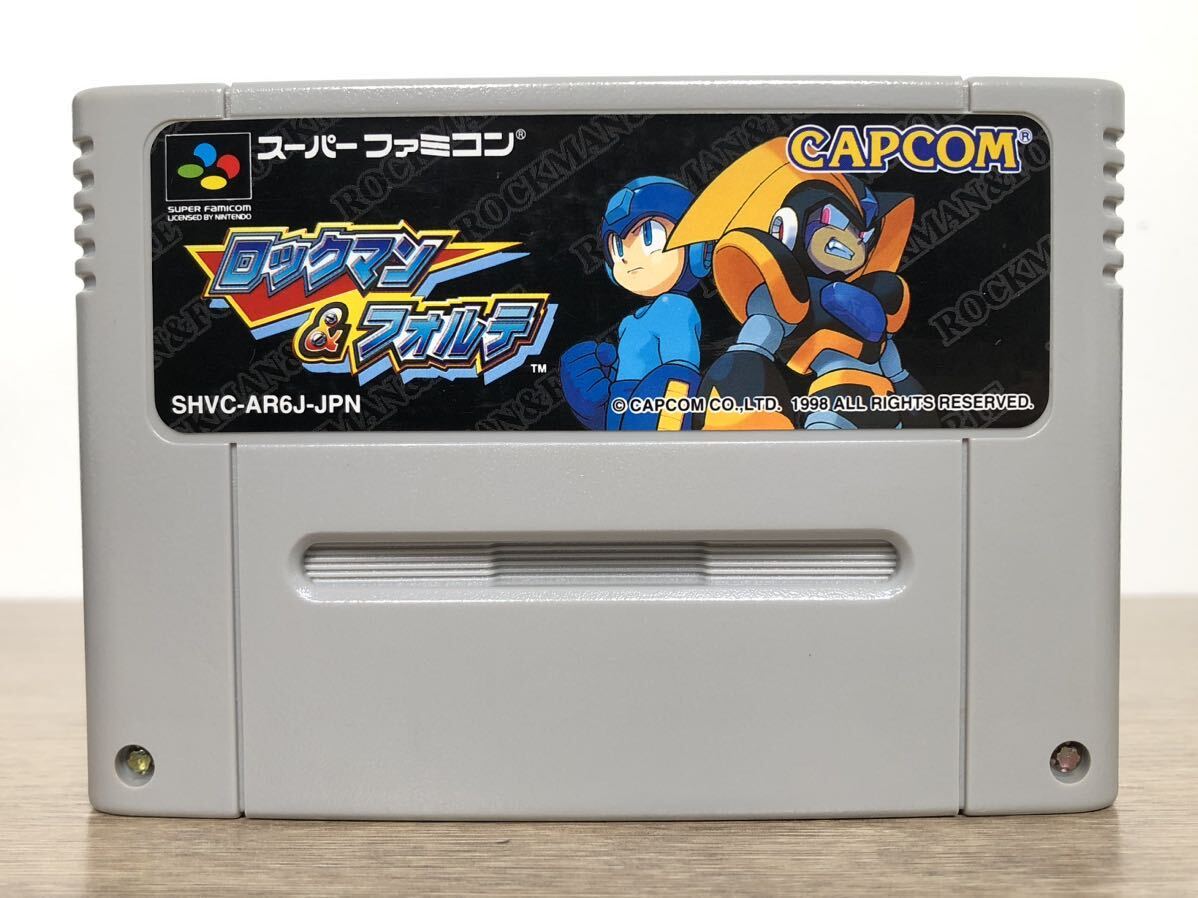 【SFC】ロックマン＆フォルテ /箱・説明書あり スーパーファミコン ソフト CAPCOM カプコン_画像2