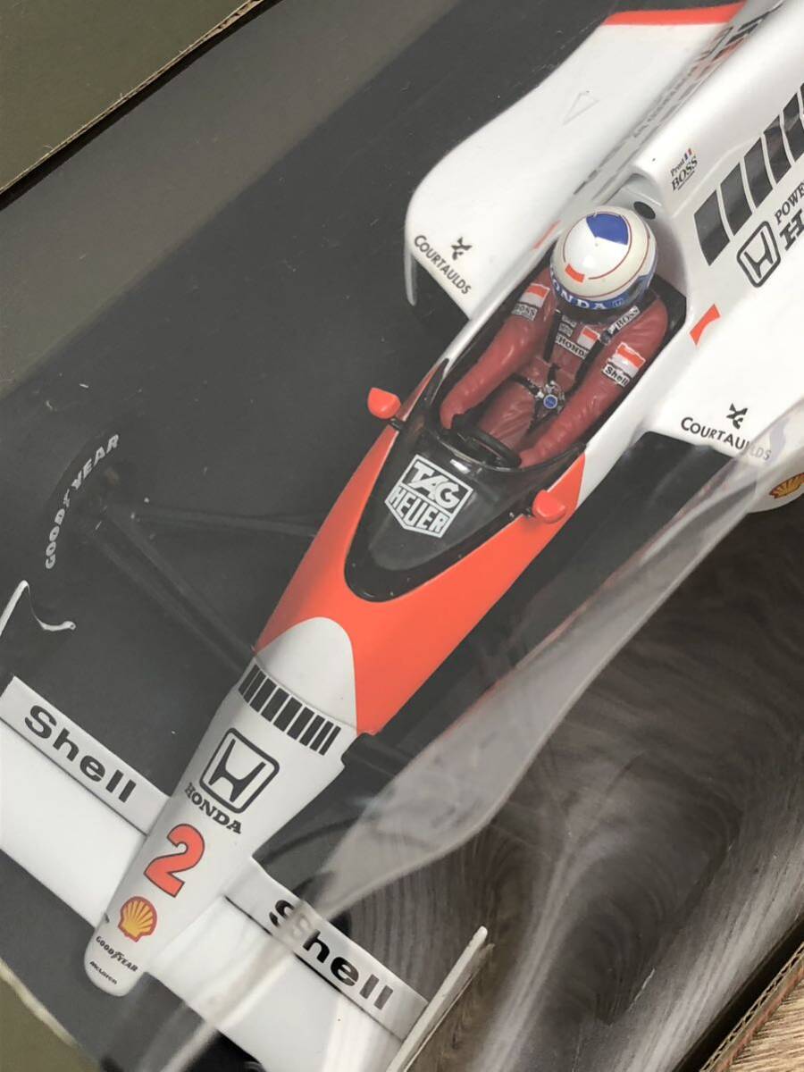 McLaren Collection 1/18 マクラーレン MP 4/5 A.prost ワールドチャンピオン #2 模型 ミニカーミニチャンプス の画像5