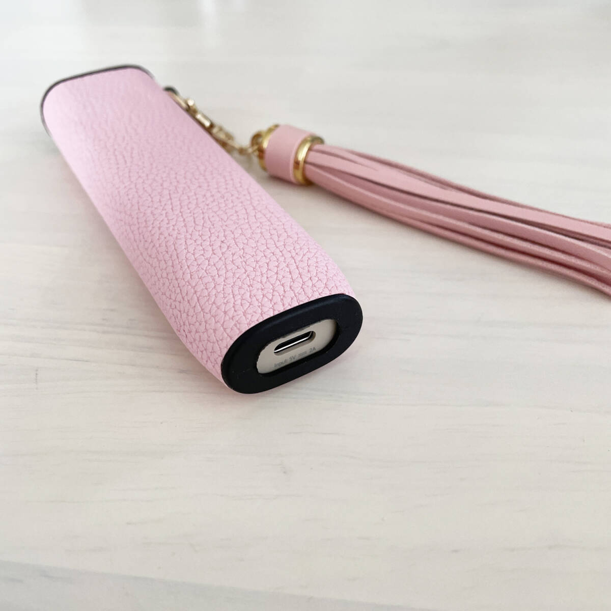 アイコス イルマワン / イルマiワン専用 ケース レザー IQOS ILUMA ONE タッセル付き ピンク 保護カバー おしゃれ かわいい_画像4