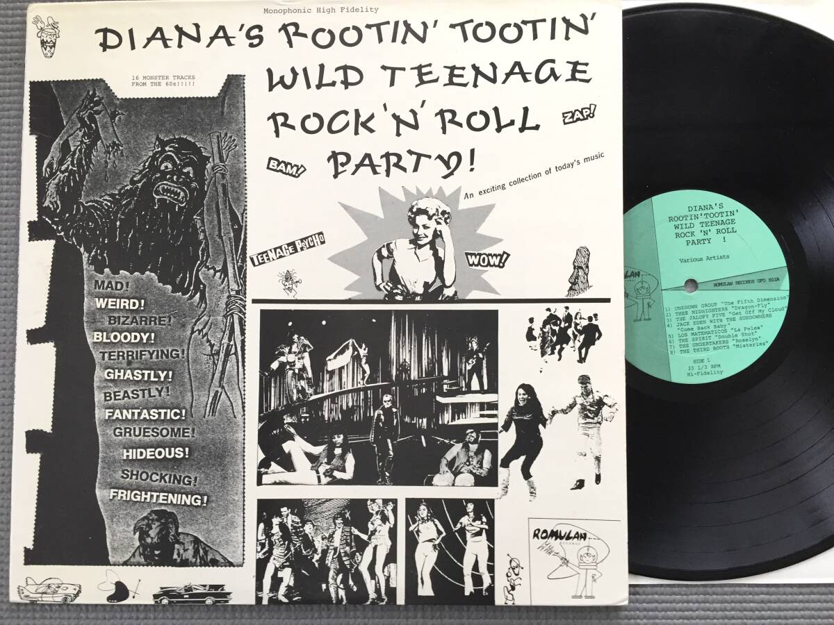DIANA'S ROOTIN' TOOTIN' WILD TEENAGE ROCK'N ROLL PARTY! ROMULAN 60'S ガレージコンプ Ltd600 レアの画像1