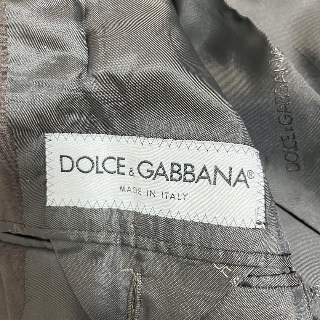 445 Dolce&Gabbana ドルチェアンドガッバーナ セットアップスーツ ブラウン 50_画像7