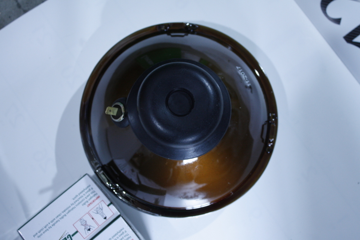ローバーミニ コンベックス ハロゲン H４ヘッドライトセット 球面 バルブ付き kenzの画像4
