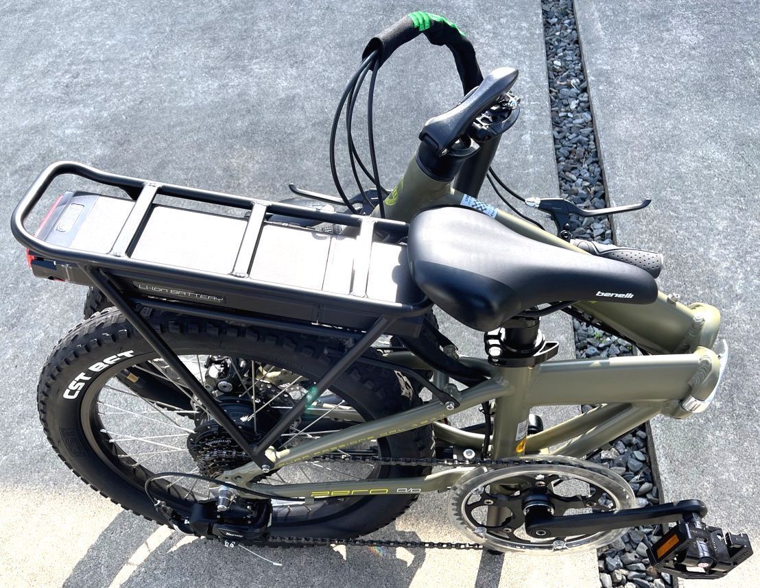 **Benelli складной. велосипед с электроприводом ZERO N2.0 FAT милитари зеленый **