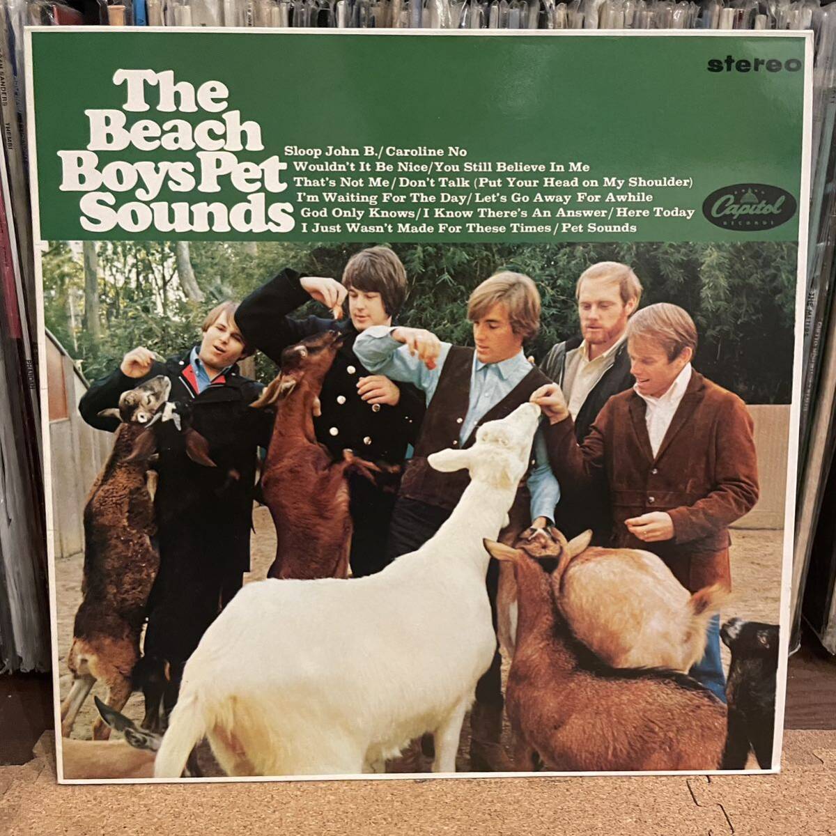 The Beach Boys／PET SOUNDS LPレコード UK盤　ビーチボーイズ