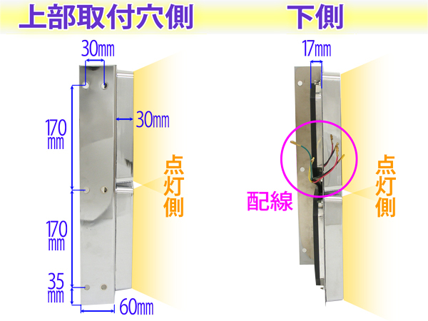 在庫処分 未使用 24V トラック用 2連LEDテールランプ 2個セット 検索用 2T車 トラック トレーラーの画像6