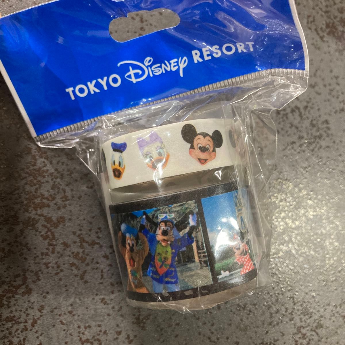 ディズニー　マスキングテープ　実写　新品　未使用　東京ディズニーランド　TDR マステセット