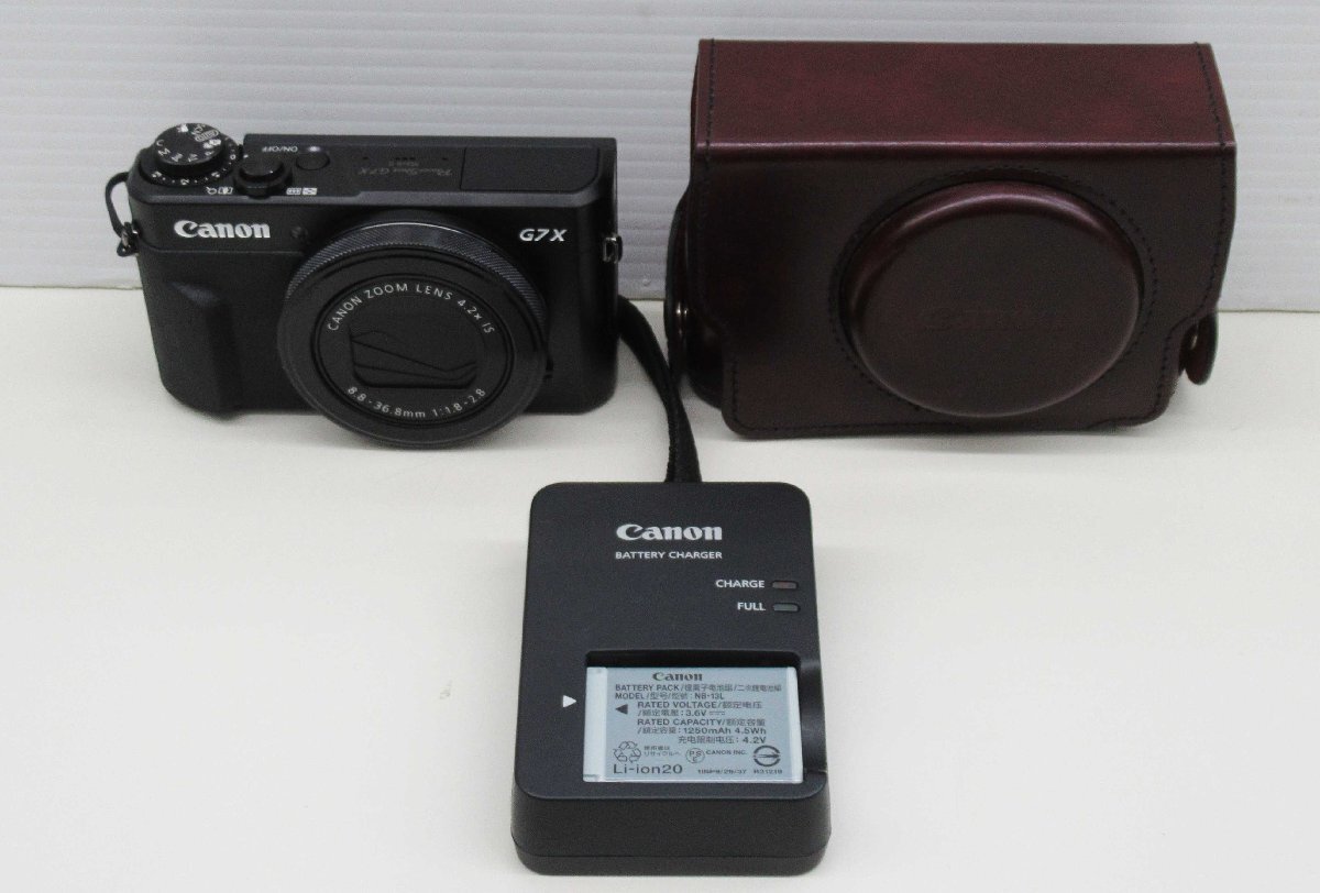 ☆Canon キヤノン コンパクトデジタルカメラ PowerShot G7X MarkⅡ パワーショット G7X マーク2 451052001335