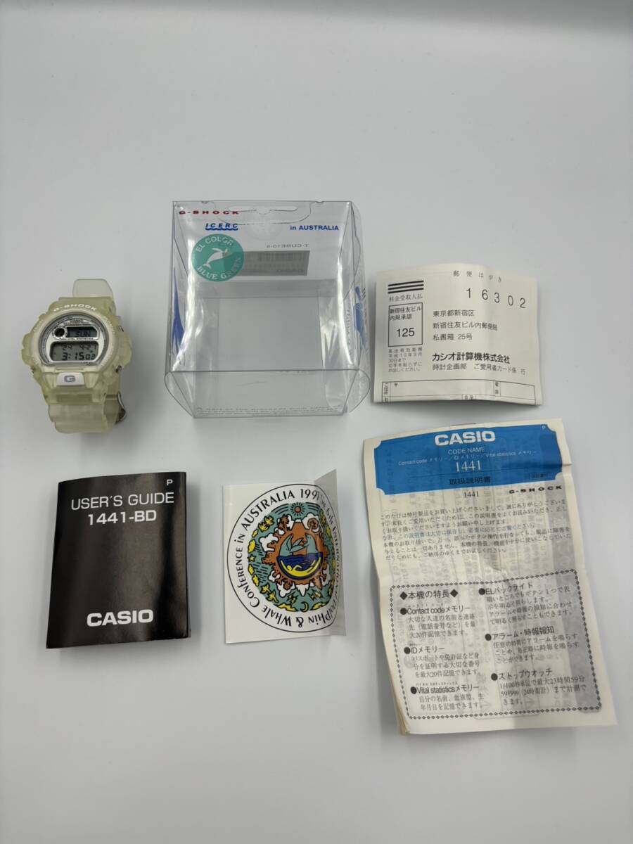 ◎【売り切り】1円スタート 稼働 箱/保証書付 CASIO カシオ G-SHOCK Gショック DW-6910K イルクジ イルカクジラ会議 QZ 腕時計 ◎の画像7