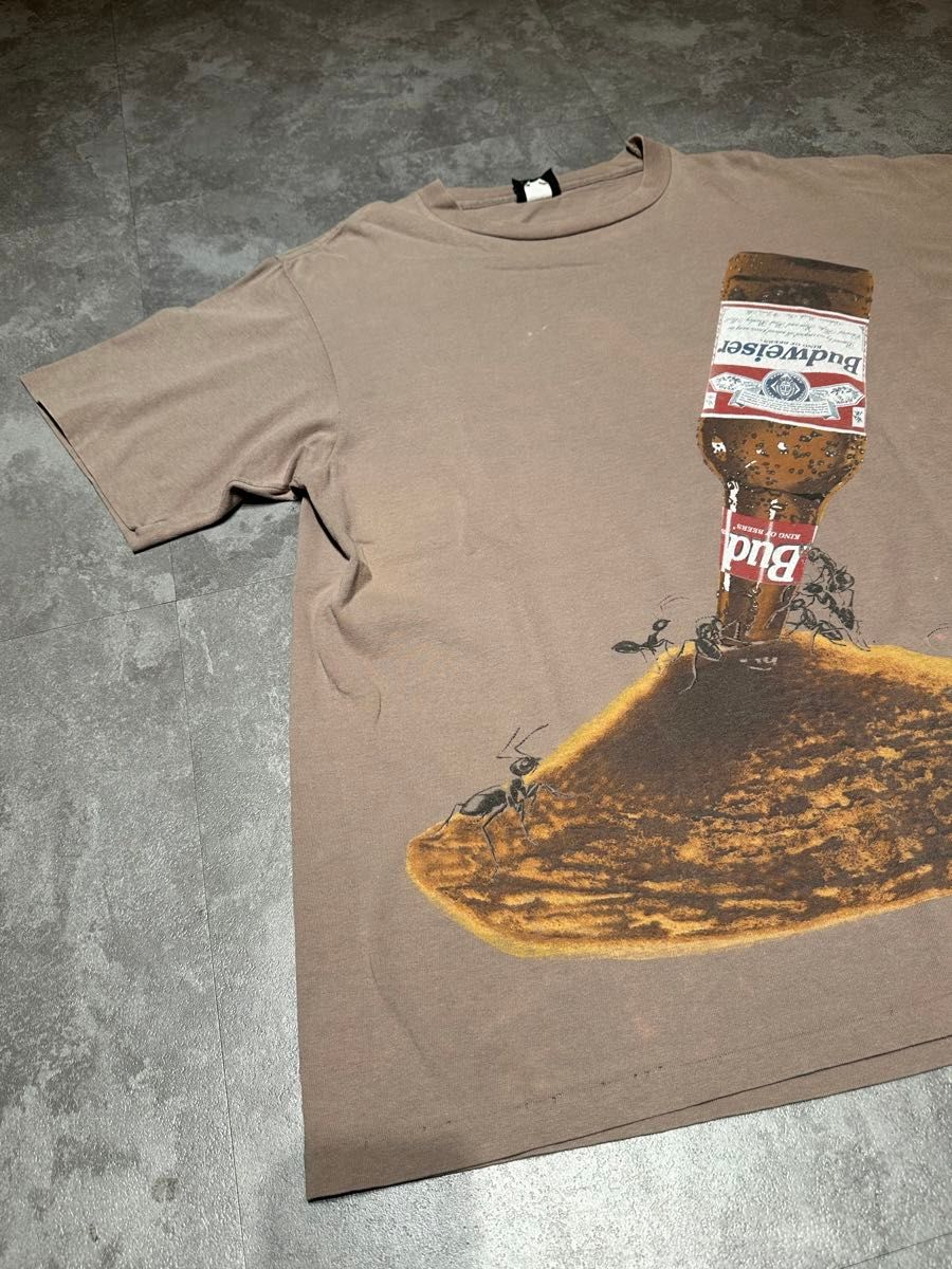 激レア90s Budweiser ant TEE CHANGES XL.