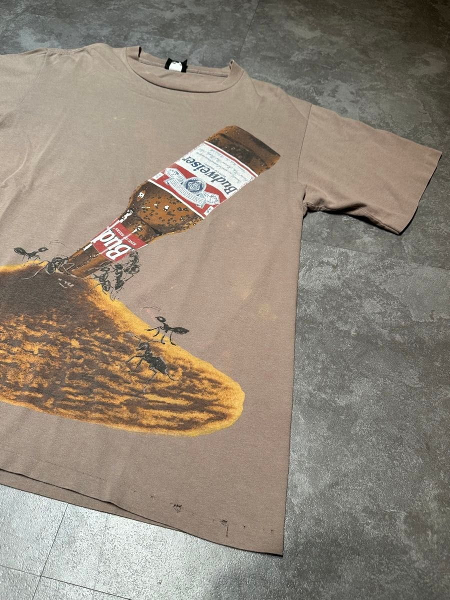 激レア90s Budweiser ant TEE CHANGES XL.