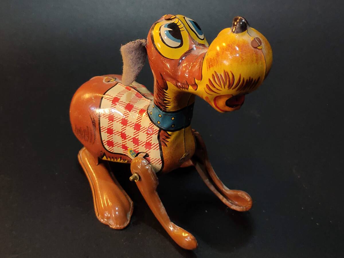 【329】ホッピングドッグ ／ ◆Tin Toy　ブリキ（中古）／ 1円スタート／ ゆうパック60サイズ ／ 金曜日発送_画像6