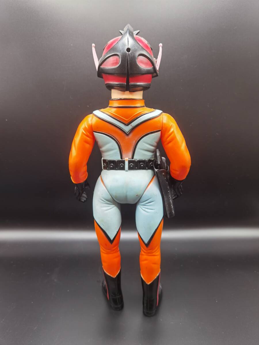 【257】TAC隊員　北斗星司　ウルトラマンA ／ ブルマァク ／ ◎ソフビ （中古）／ 1円スタート／ゆうパック80サイズ ／金曜日発送