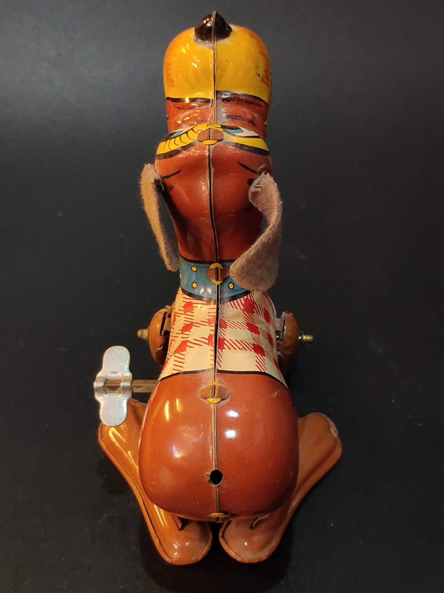 【329】ホッピングドッグ ／ ◆Tin Toy　ブリキ（中古）／ 1円スタート／ ゆうパック60サイズ ／ 金曜日発送