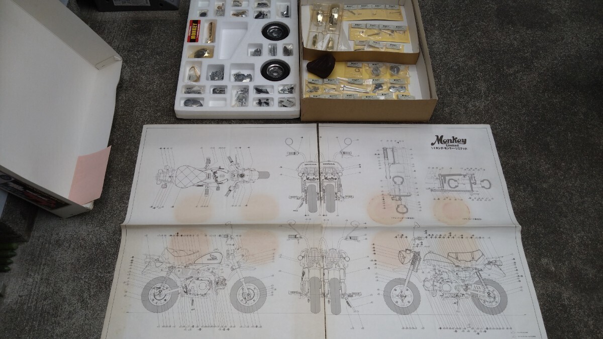 イマイ 1/4 ホンダモンキーリミテッドエディション 超精密金属模型 難ありの画像6