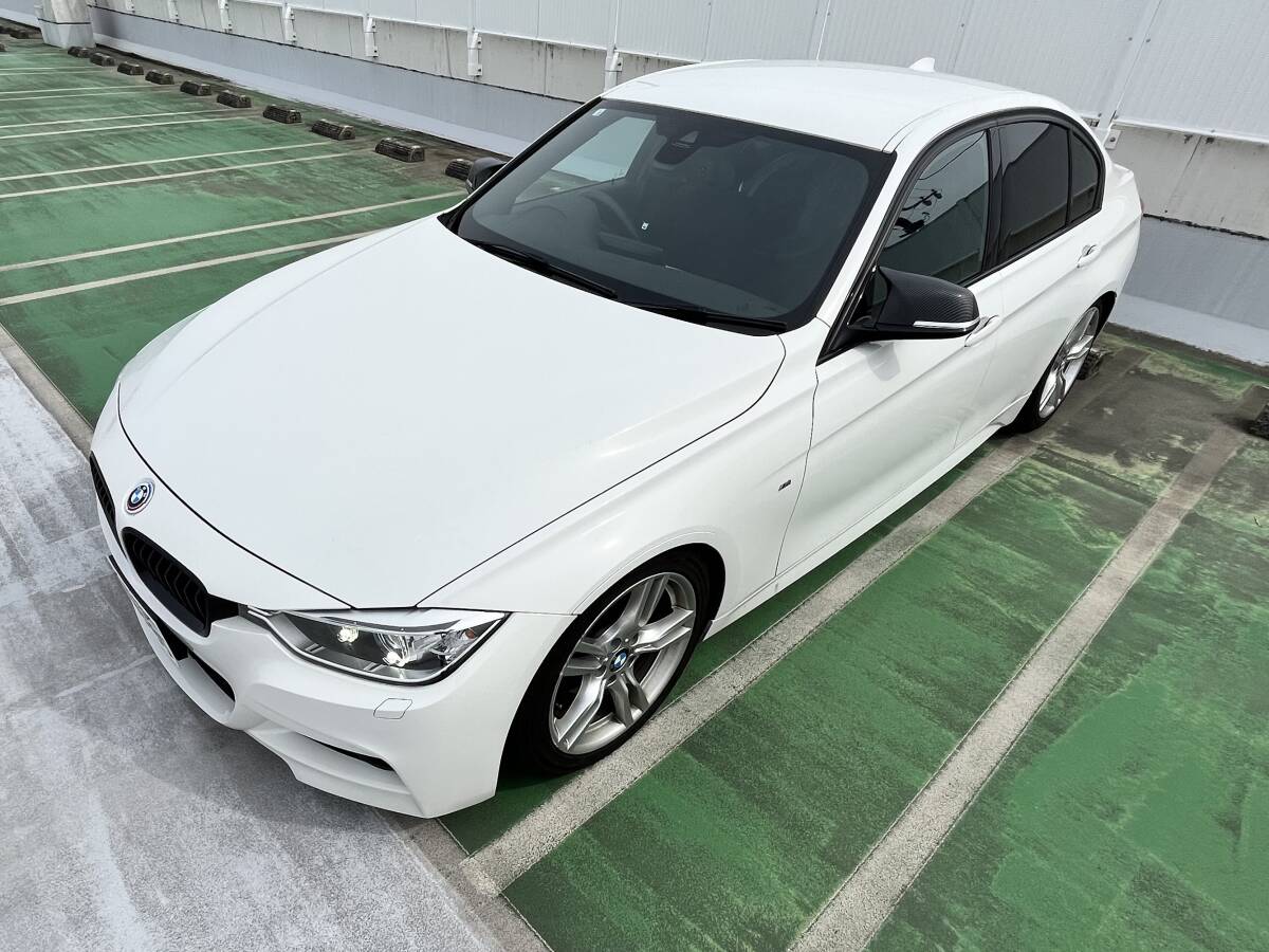 【カスタム多数/超美車】とても綺麗なBMW320d/Mスポーツ/アルピンホワイト【検R7年8月長期】ACC/軽減ブレーキ/レーンキープ/ナビ/地デジの画像4