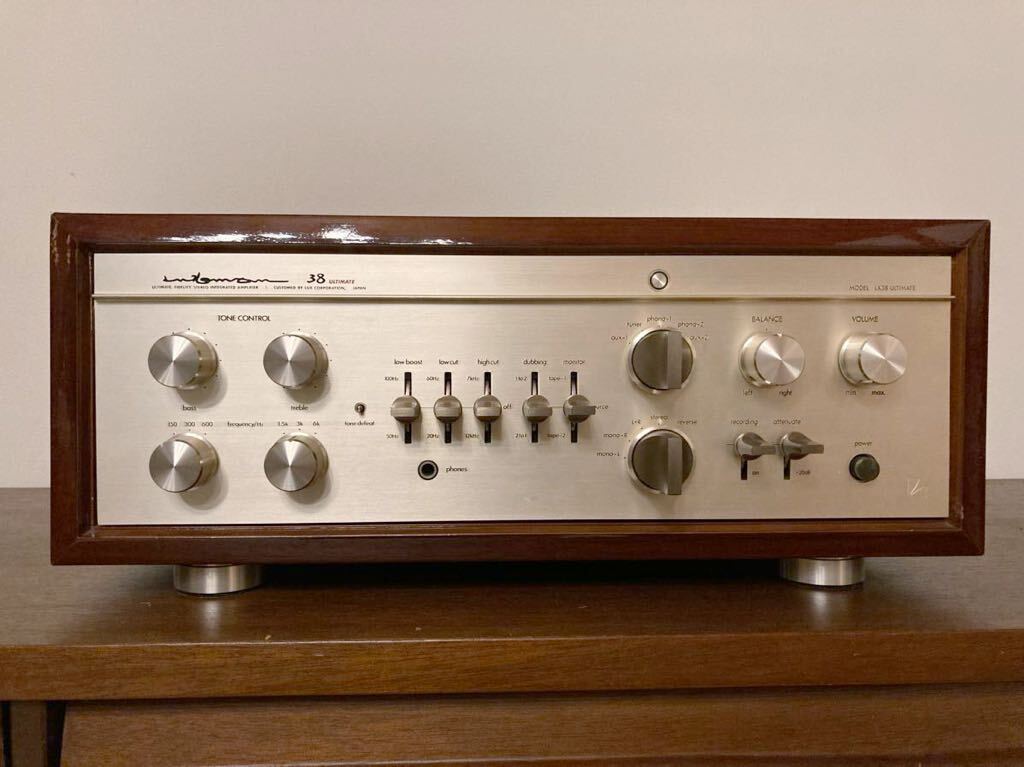 LUXMAN ラックスマン LX38u 真空管 プリメインアンプ ※ジャンク の画像2