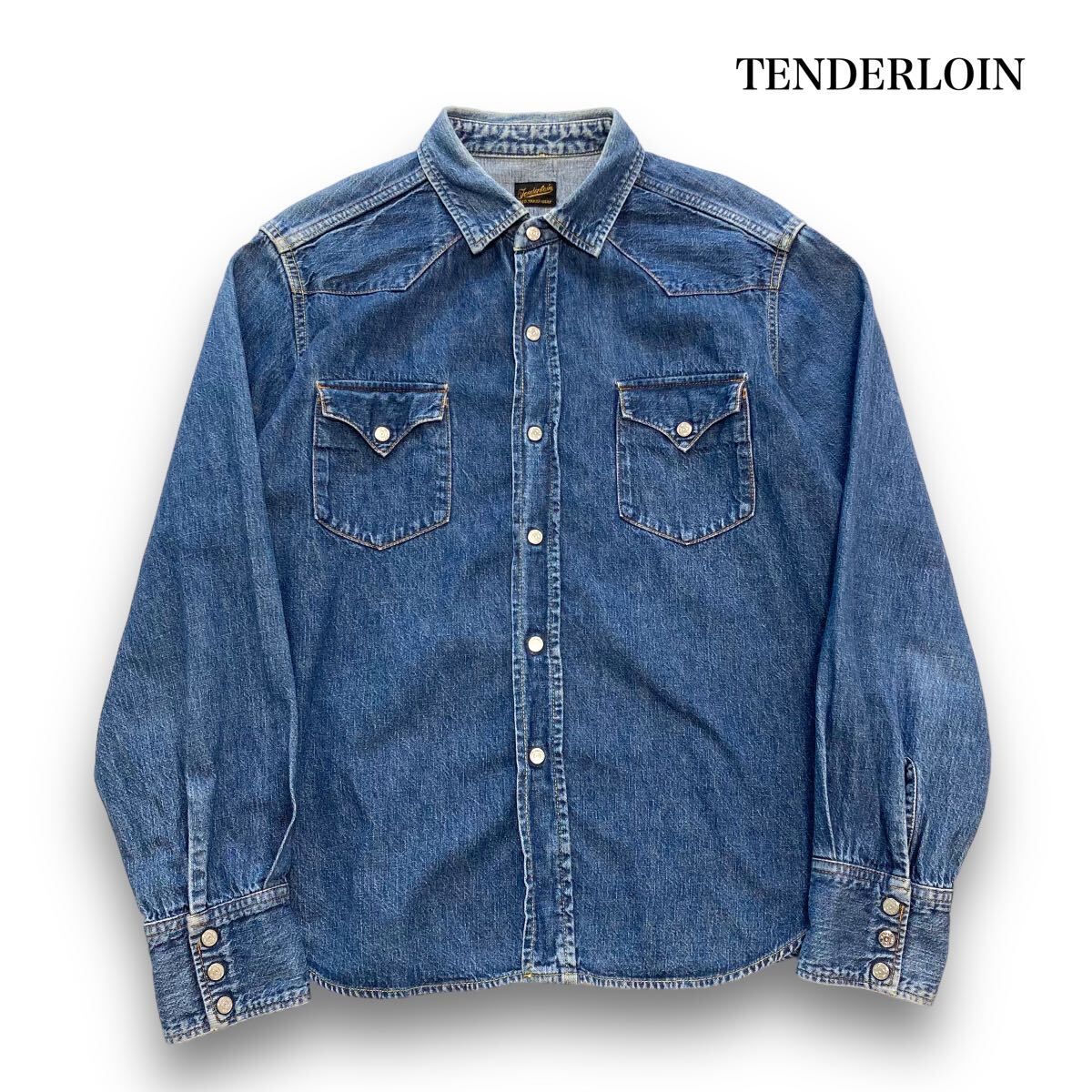 TENDERLOIN】(名作) T-SADDLE MAN DENIM SHT テンダーロイン TENDERLOIN】(名作) T-SADDLE MAN DENIM SHT テンダーロイン